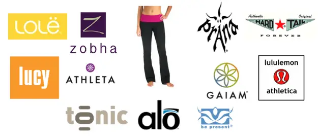 Yoga Wear Brand Logos For Women Over 50